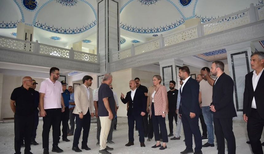 Vali Varol, Nazilli Külliye Camisi inşaatını inceledi