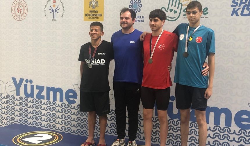 Özel sporcudan Aydın’a 4 gümüş madalya