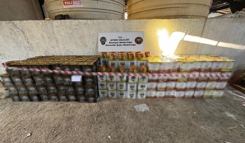 Aydın'da 2 milyon liralık tağşiş ürün operasyonu
