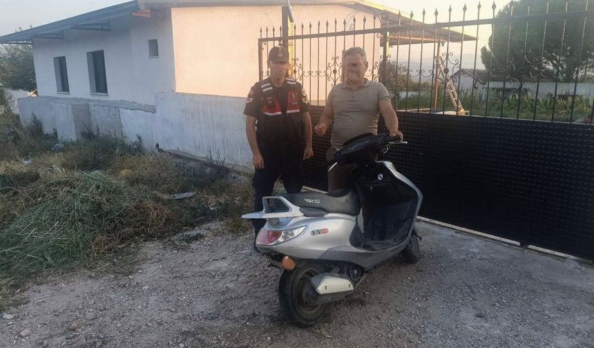 Çalınan motosiklet JASAT çalışmasıyla bulundu