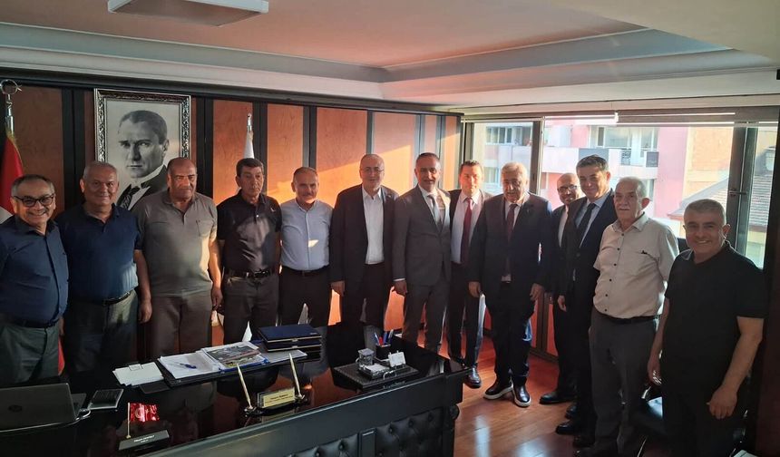 Künkcü, TESK heyetiyle dört ilde esnaf teşkilatlarıyla buluştu