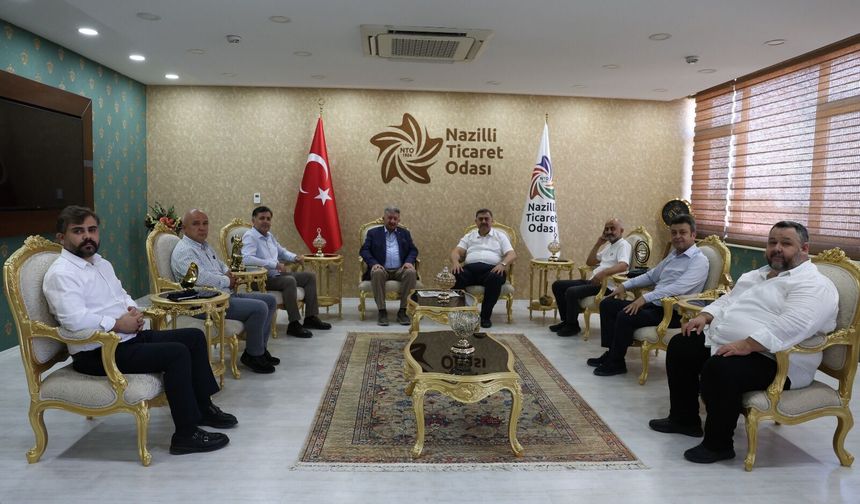 Rıfat Sait, Nazilli Ticaret Odası’nı ziyaret etti