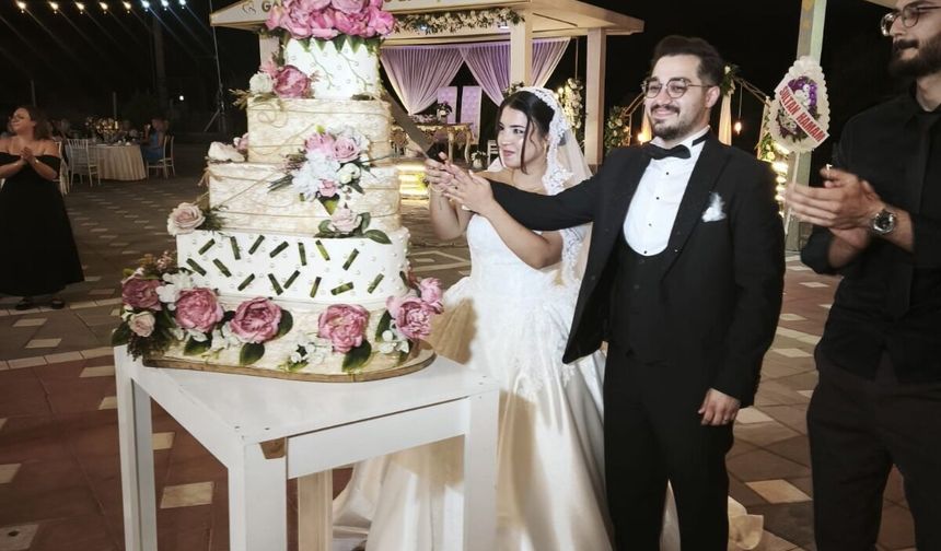 Nazilli’de görkemli düğün: Zülal Feyza ve Yusuf Kağan dünyaevine girdi