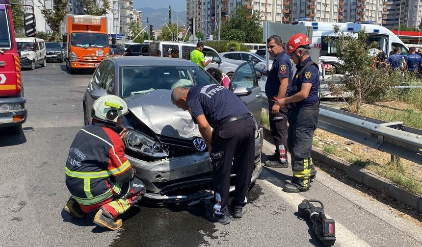 Aydın'da trafik kazası: 1'i bebek 4 yaralı