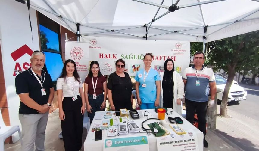 Nazilli'de vatandaşların sağlık karnesi çıkarıldı