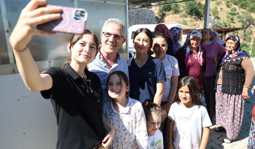 Başkan Tetik çocuklara verdiği sözünü yerine getirdi
