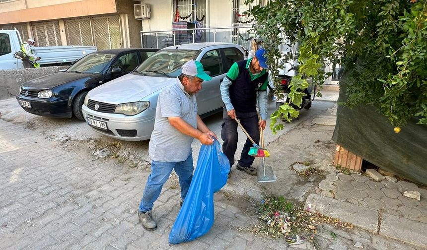 Nazilli Belediyesi’nden temizlik çalışması