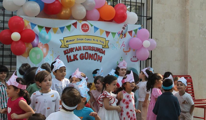 Aydın'da 4-6 yaş Kur'an kurslarında yeni eğitim dönemi başladı