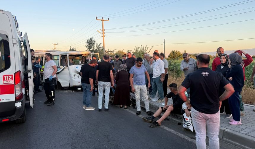 Aydın’da trafik kazası: 10 yaralı