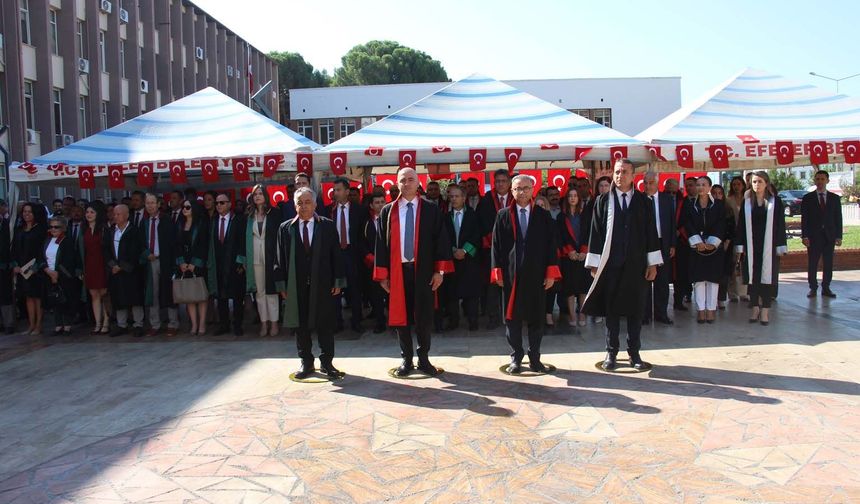 Aydın'da yeni adli yıl törenle başladı