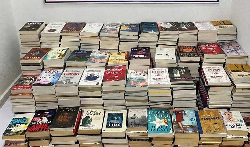 658 adet bandrolsüz kitap ele geçirildi