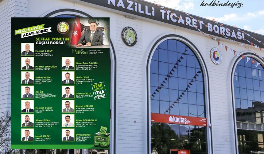 Ticaret Borsası'nda Yeşil Liste'ye büyük ilgi.. Kırlıoğlu ekibini açıkladı