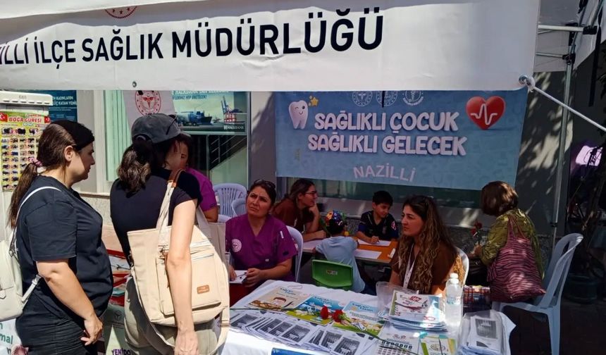 Nazilli’de Halk Sağlığı Haftası’nda sağlıklı gelecek için farkındalık çalışması