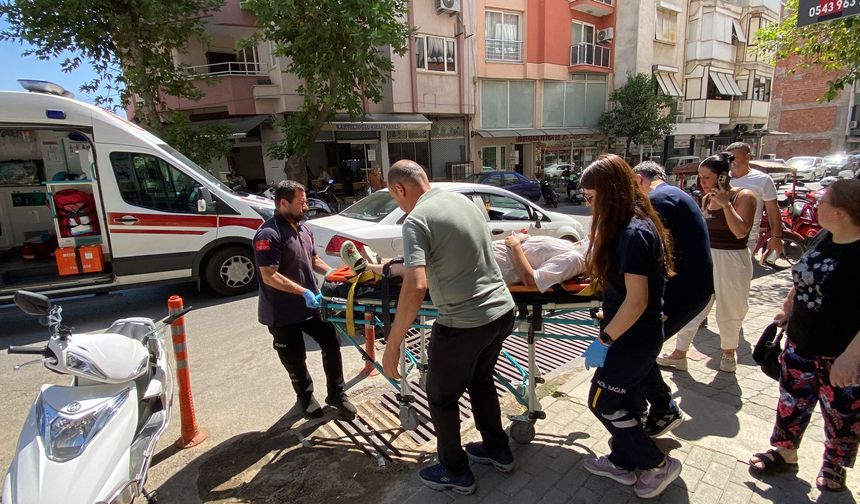 Nazilli’de motosiklet kazası: Sürücü metrelerce sürüklendi