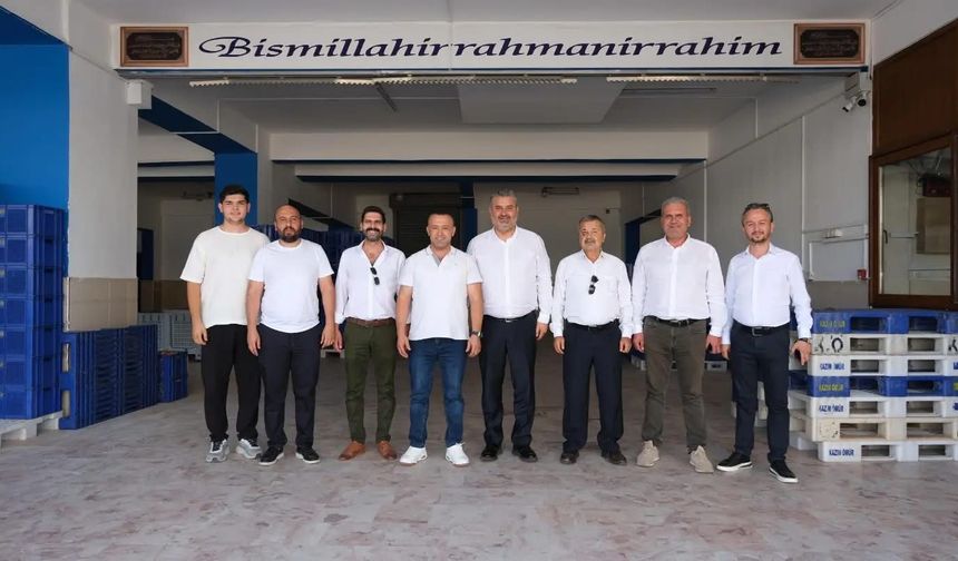 NTO Başkan Adayı Akgün’den incir ticaretinin kalbine ziyaret
