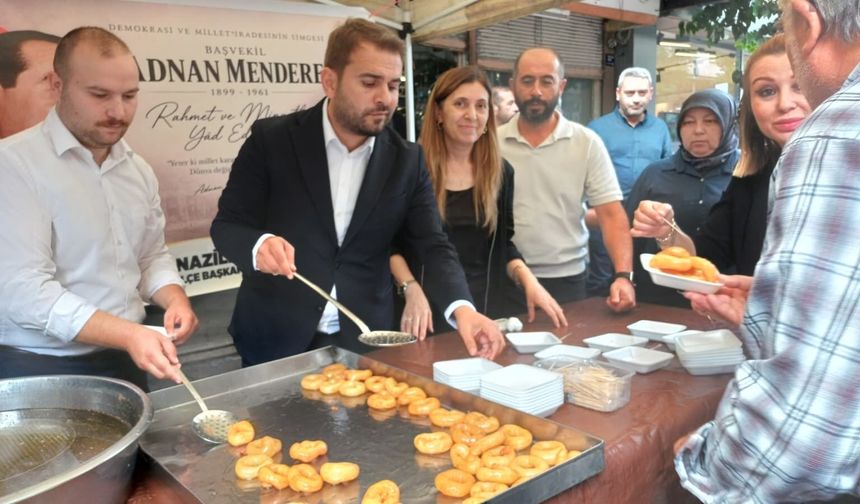 AK Parti Nazilli’den Menderes için lokma hayrı