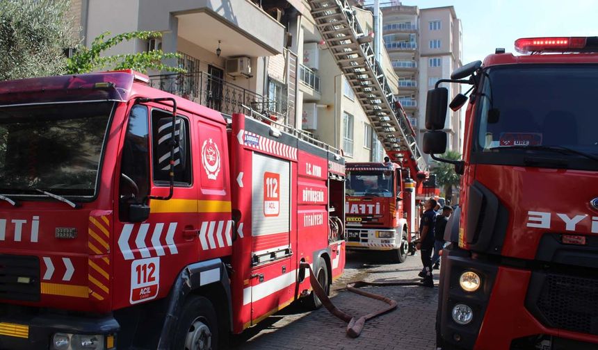 Çatı katı yangını korkuttu