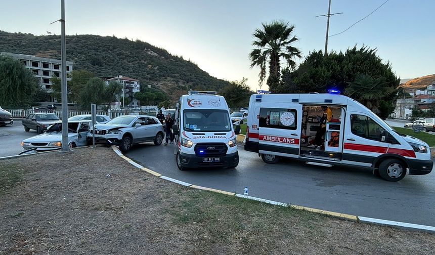 Trafik kazasında 2 yaralı