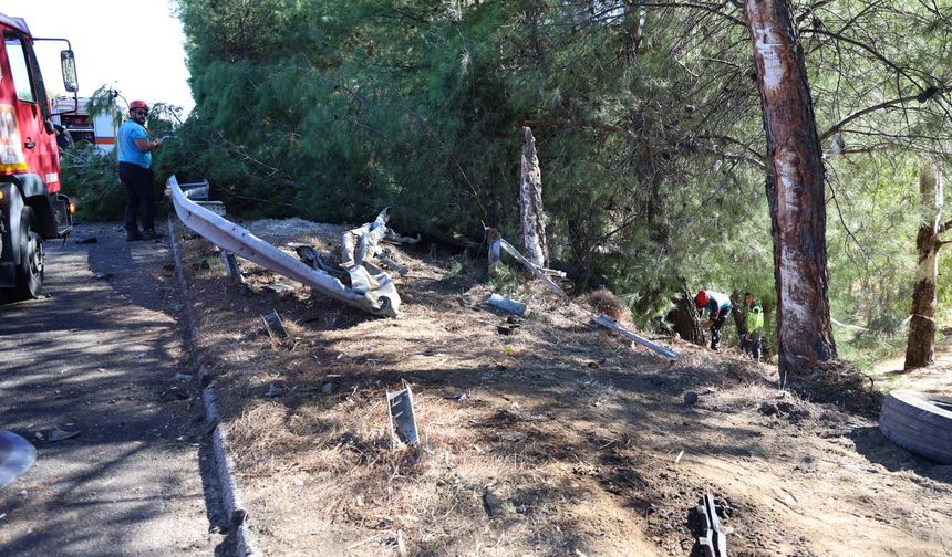 Turistleri taşıyan otobüs şarampole uçtu: 2 ölü 9 yaralı
