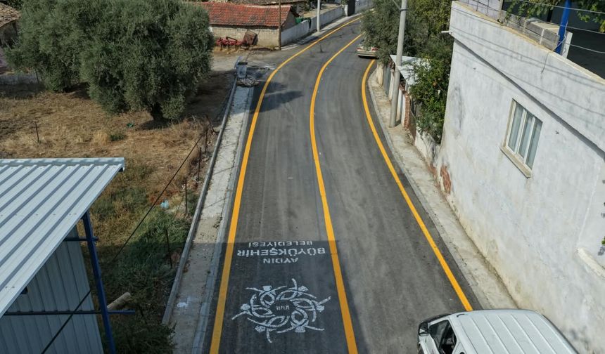 Başkan Çerçioğlu yol yapım ve yenileme çalışmalarına devam ediyor