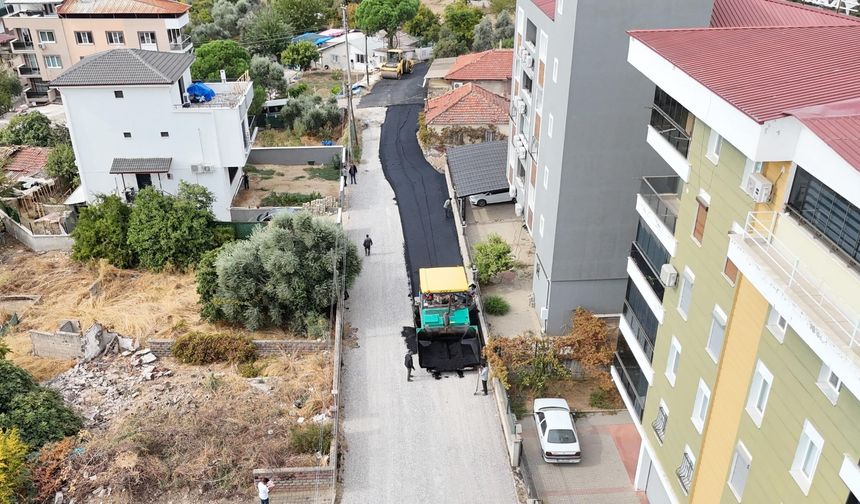 Nazilli Belediyesi Zafer Mahallesi’nde asfalt çalışmalarına başladı