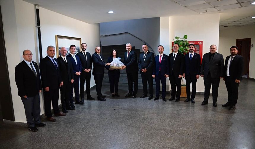 Özen Akgün ve yönetiminden Çerçioğlu’na ziyaret