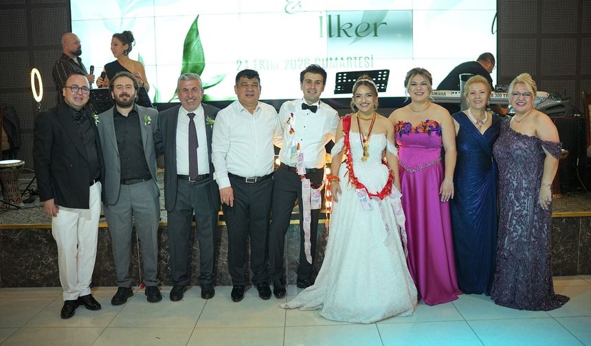 Nazilli'de muhteşem düğün! Meclis üyesi İşbilen'in mutlu günü
