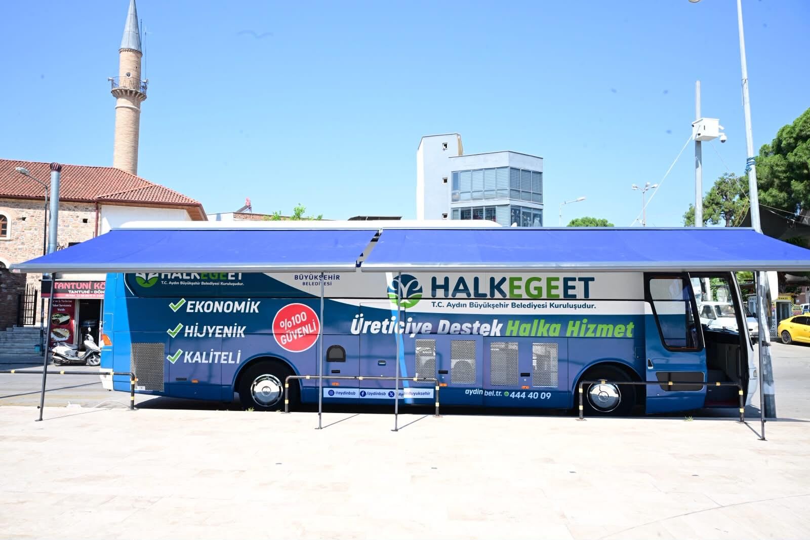 Çerçioğlu’nun Mobil Halk Ege Et Projesine Köşk’te Yoğun Ilgi (2)