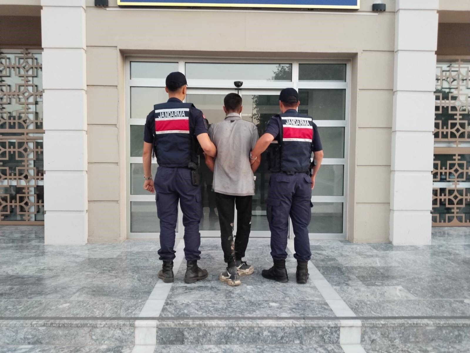 İncir hırsızlığına suçüstü