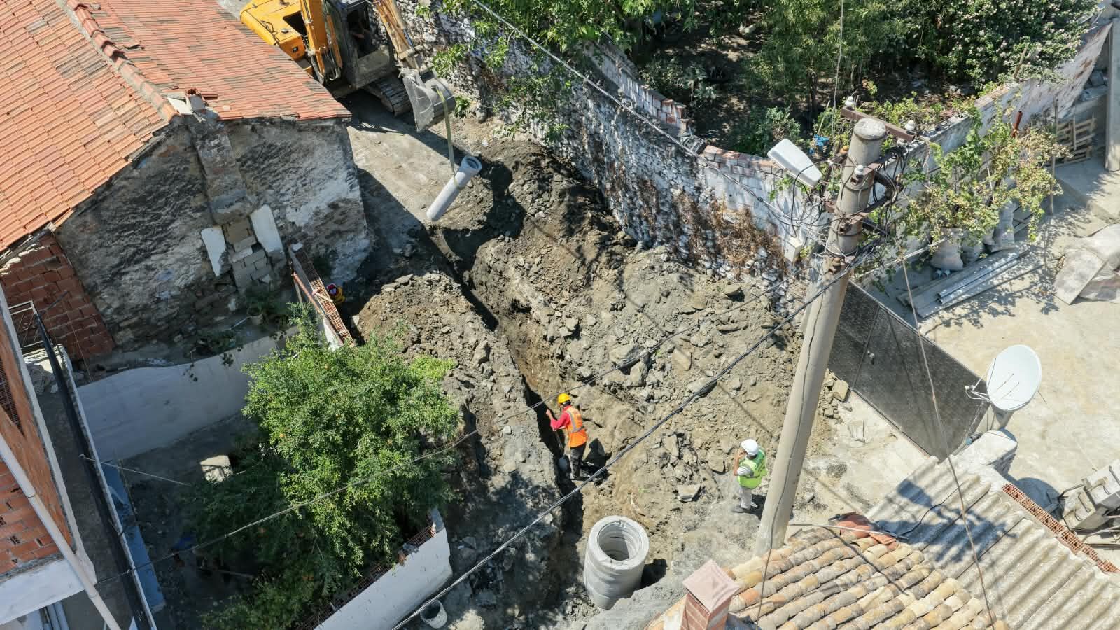 Söke’nin Altyapısına Çerçioğlu Güvencesi 9 Bin 700 Metrelik Yeni Kanalizasyon Hattı (5)