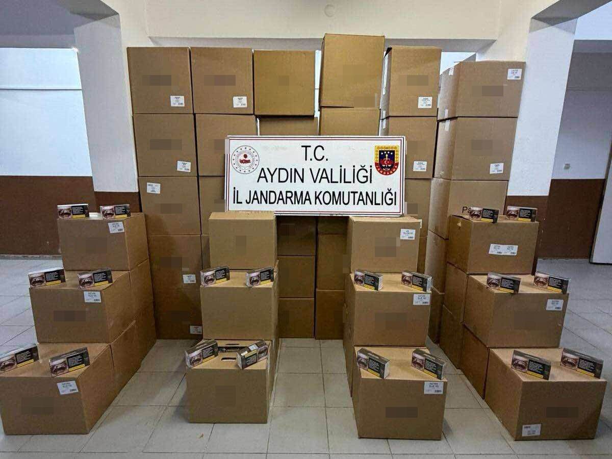 Köşk’te kaçak tütün operasyonu: 630 bin makaron ele geçirildi