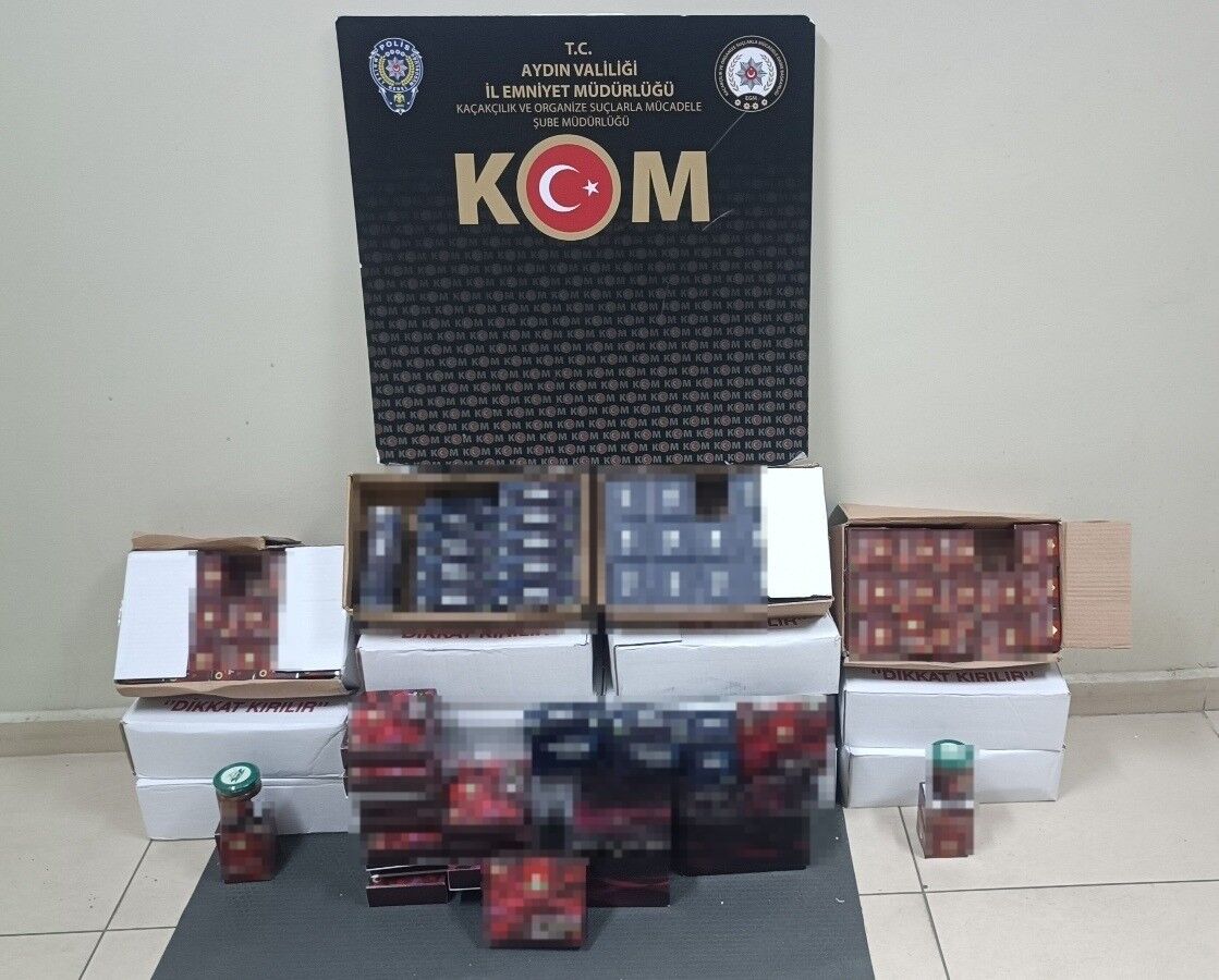Aydın’da kaçakçılık operasyonu